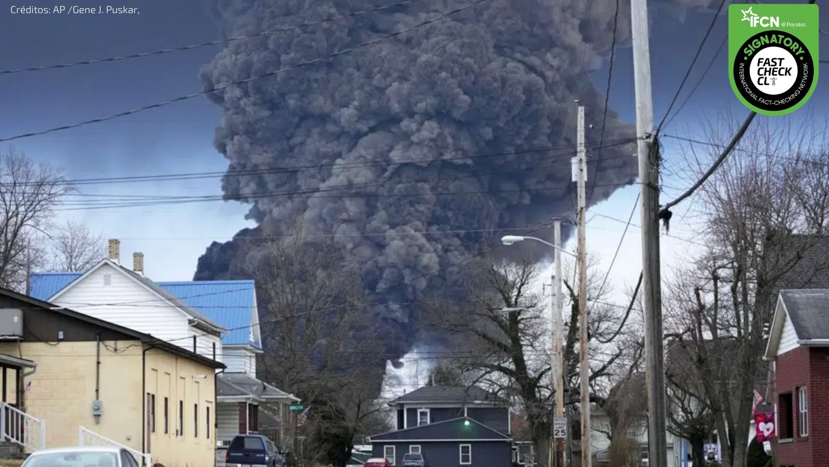 You are currently viewing Accidente de tren en Ohio: El desastre medioambiental que enfrenta Estados Unidos