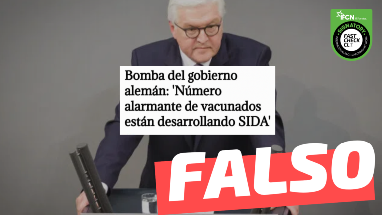 Read more about the article “Bomba del gobierno alemán: ‘Número alarmante de vacunados están desarrollando SIDA'”: #Falso