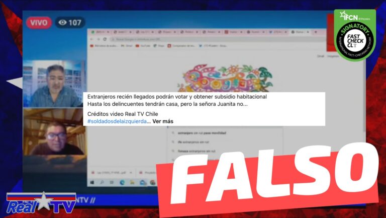 Read more about the article “Extranjeros recién llegados podrán votar y obtener subsidio habitacional”: #Falso