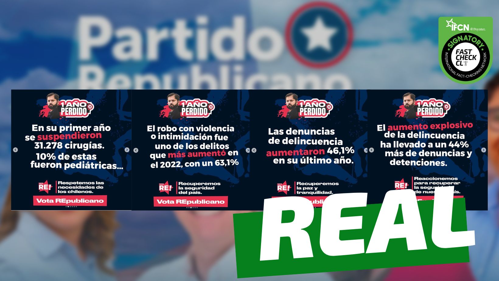 You are currently viewing Cifras del gobierno de Gabriel Boric entregadas por el Partido Republicano “1 año perdido”: #Real