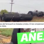 “Video del ferrocarril en Estados Unidos. El tren simplemente se sale de los rieles”: #Añejo