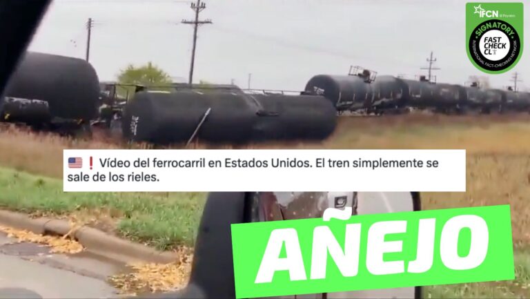 Read more about the article “Video del ferrocarril en Estados Unidos. El tren simplemente se sale de los rieles”: #Añejo