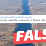 (Imagen) “A semanas del terremoto, el desastre en Turquía visto desde el aire”: #Falso