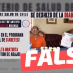 (Video) Ministerio de Salud promociona “Programa de tratamiento de la diabetes en Chile”: #Falso