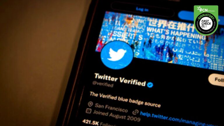 Lee más sobre el artículo <strong>Desinformación verificada: Los riesgos que presenta el uso del nuevo servicio “Twitter Blue”</strong>