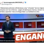 (Video) “Daniel Matamala activista refiriéndose a las “virtudes” de los migrantes (…) según él delinquen menos, tienen mayor escolaridad y aportan más a la Seguridad”: #Engañoso