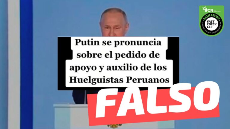 Publicación Viral sobre Putin