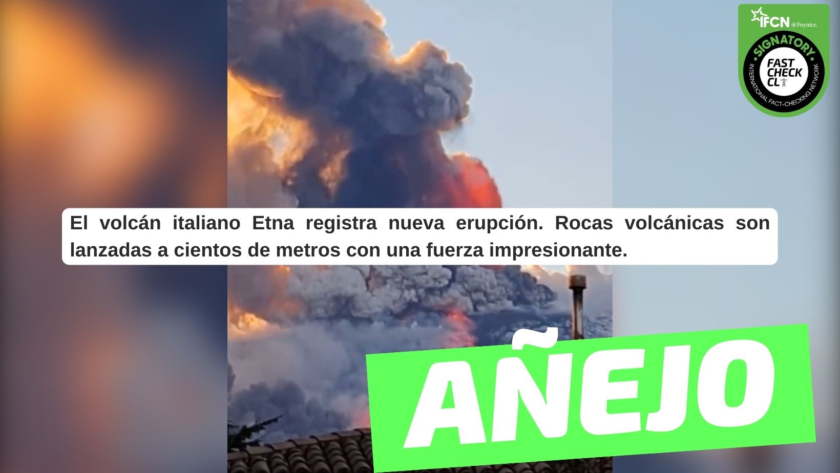 El volcán italiano Etna registra nueva erupción. Rocas volcánicas son lanzadas a cientos de metros con una fuerza impresionante