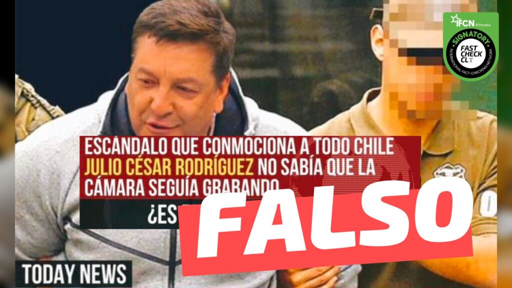 Escandalo que conmociona a todo chile julio cesar Rodriguez no sabía que la camra segía grabando