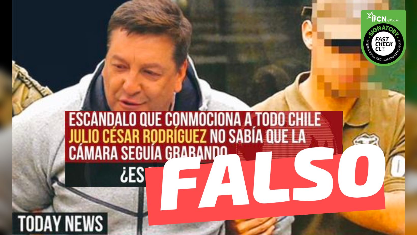 Escandalo que conmociona a todo chile julio cesar Rodriguez no sabía que la camra segía grabando