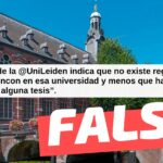 “Fuentes de la Universidad de Leiden indicaron que no existe registro de Elisa Loncon en esa universidad y menos que haya realizado alguna tesis”: #Falso