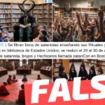 “Se filtran fotos de satanistas enseñando sus rituales y adoración a lucifer a niños en biblioteca de Estados Unidos”: #Falso