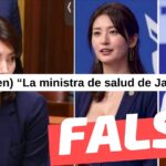 (Imágenes) “La ministra de salud de Japón”: #Falso