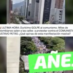 (Video) “Miles de colombianos salen a las calles a protestar contra el comunista de Gustavo Petro”: #Añejo