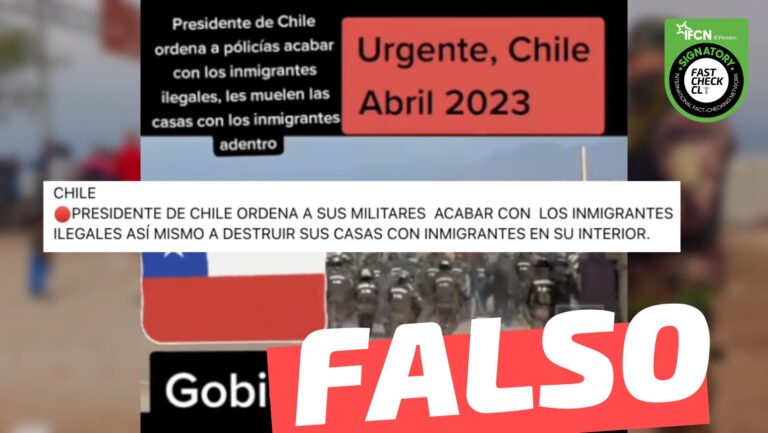 Presidente de chile ordena a sus militares acabar con los inmigrantes ilegales así mismo a destruir sus casa con inmigrantes en su interior