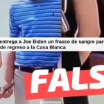 (Video) “Un niño le entrega a Joe Biden un frasco de sangre para beber en su camino de regreso a la Casa Blanca”: #Falso