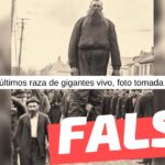 (Imagen) “Uno de los últimos, raza de gigantes vivo, foto tomada en 1901”: #Falso