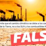 “La NASA admite que el cambio climático se debe a los cambios en la órbita solar de la Tierra, no a los SUV y los combustibles fósiles”: #Falso