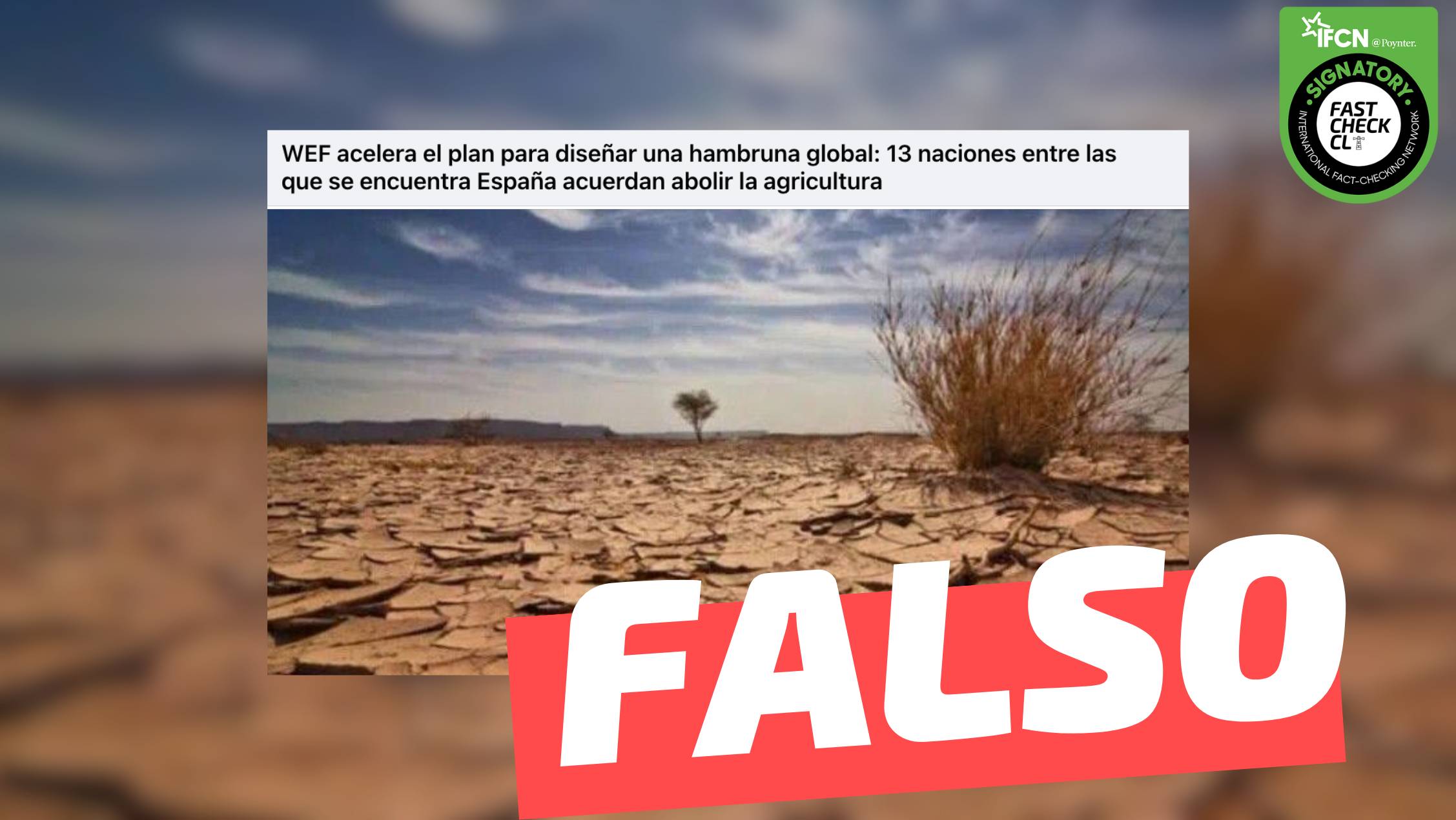 You are currently viewing “13 países han anunciado recientemente planes para abolir la agricultura”: #Falso