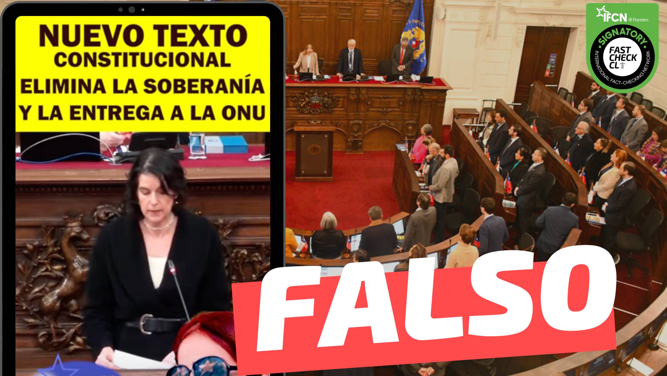 You are currently viewing (Video) “Nuevo texto constitucional elimina la soberanía y la entrega a la ONU”: #Falso