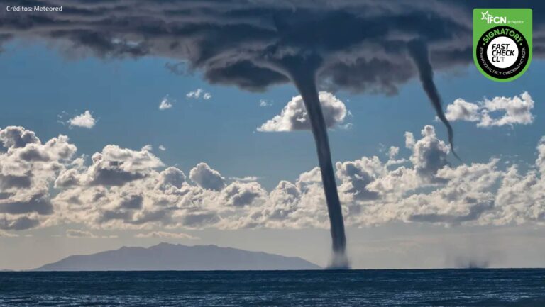 Read more about the article ¿Qué son y cómo se forman las trombas marinas? El fenómeno que se registró en el sur de Chile