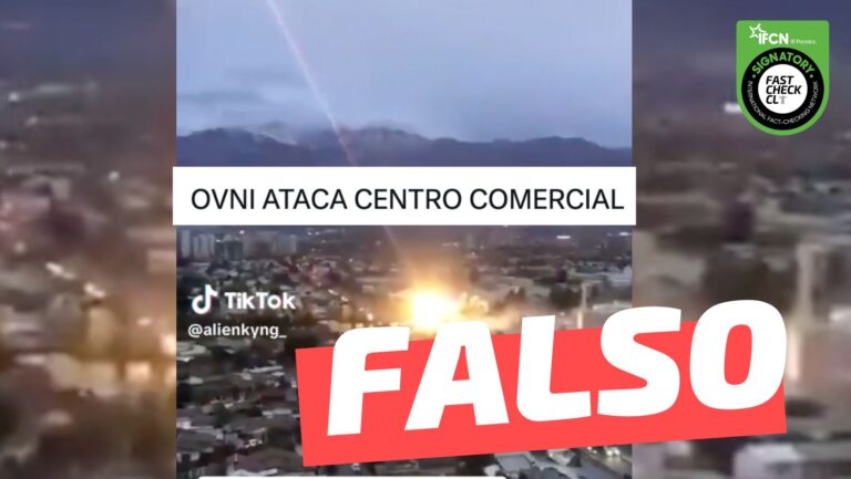 Read more about the article (Video) “Ovni ataca centro comercial”: #Falso