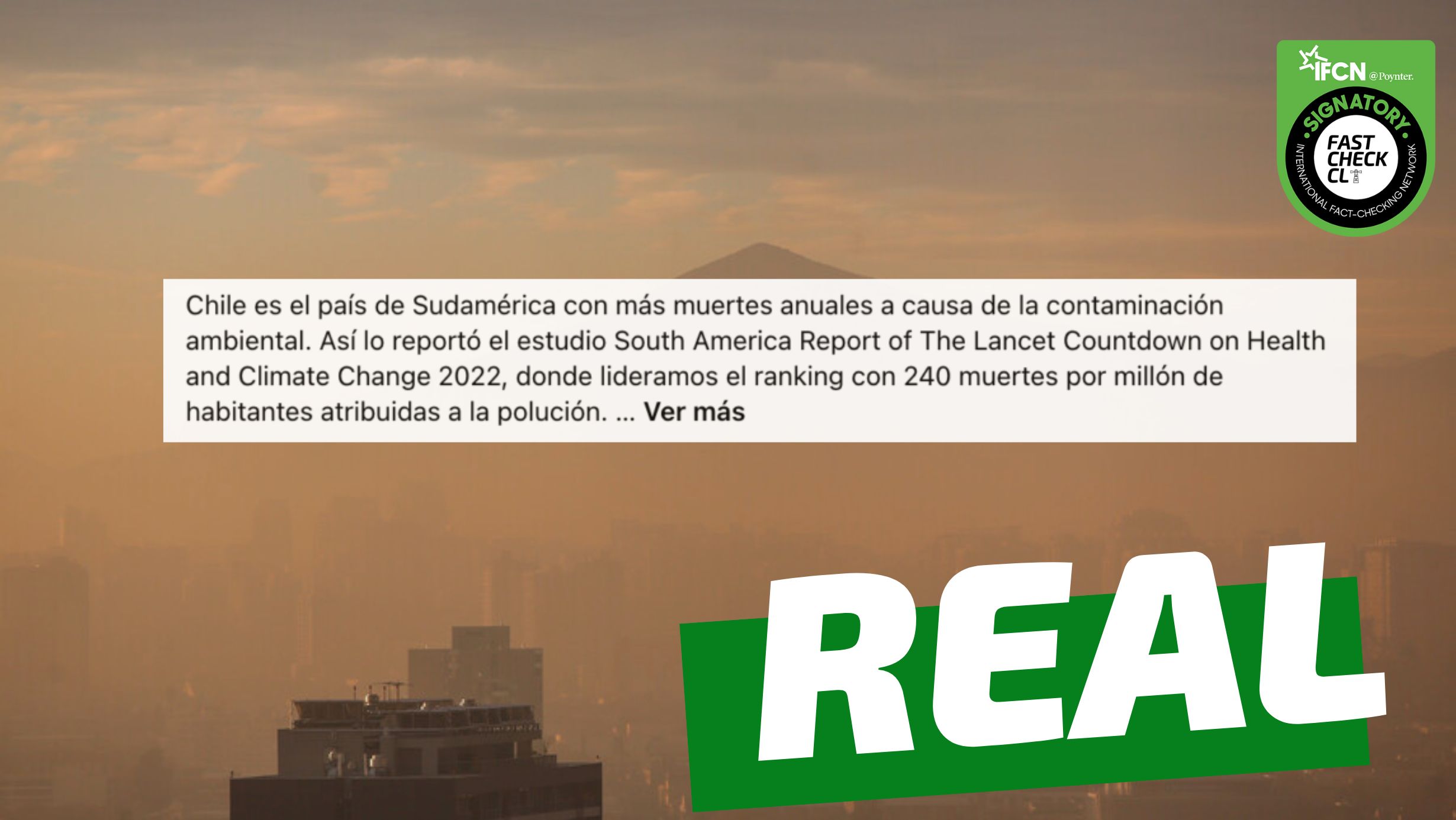 You are currently viewing “Chile es el país de Sudamérica con más muertes por culpa de la contaminación”: #Real