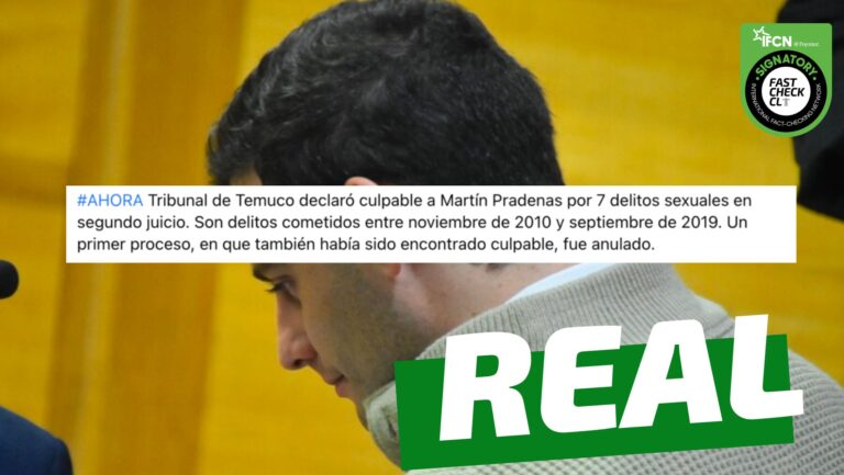 Read more about the article “Tribunal de Temuco declaró culpable a Martín Pradenas por 7 delitos sexuales”: #Real