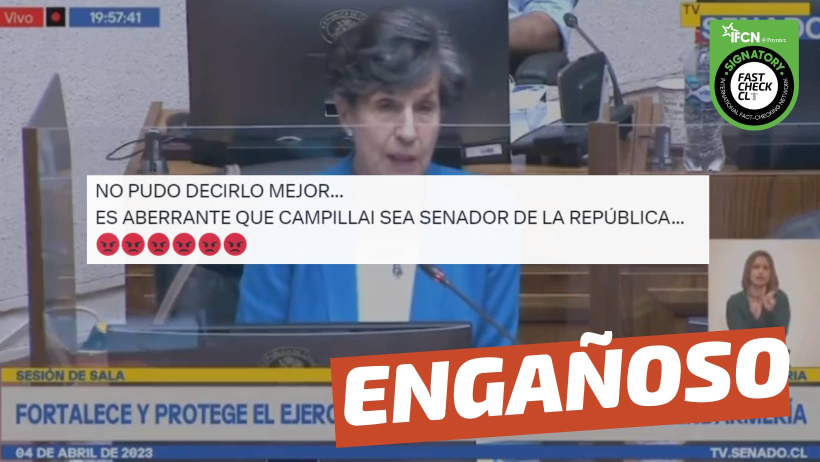 You are currently viewing (Video) Isabel Allende: “Es aberrante que exista una senadora Campillai”: #Engañoso