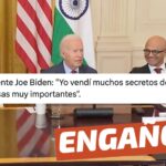 (Video) Presidente Joe Biden: “Yo vendí muchos secretos de estado y muchas cosas muy importantes”: #Engañoso