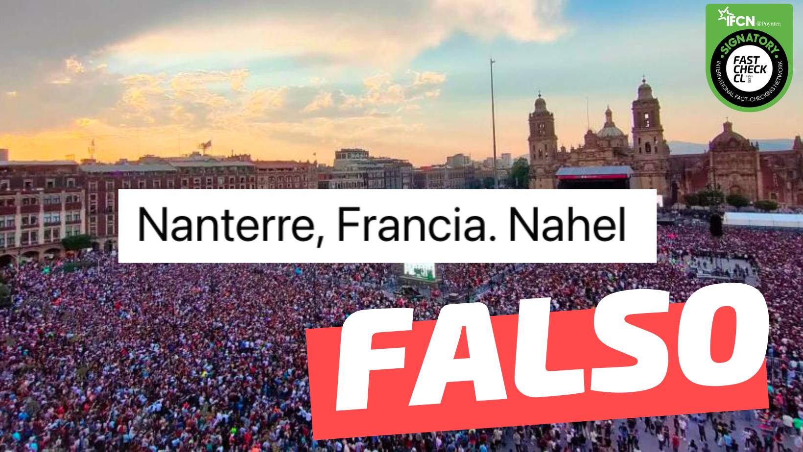 You are currently viewing (Video) Manifestaci贸n en Nanterre, Francia, por el joven Nahel: #Falso
