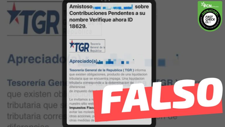 Read more about the article (Correo electrónico) “Tesorería General de la República – Recordatorio Amistoso sobre Contribuciones Pendientes a su nombre”: #Falso