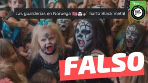 Read more about the article (Imágenes) “Las guarderías en Noruega. Harto black metal”: #Falso