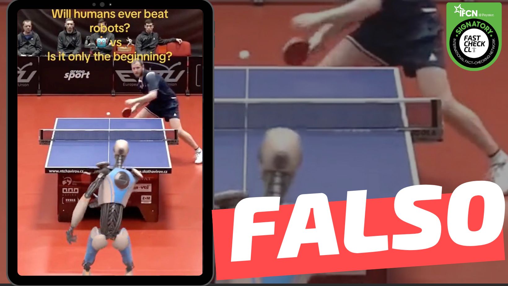 You are currently viewing (Video) “Robot vs humano jugando ping pong”: #Falso