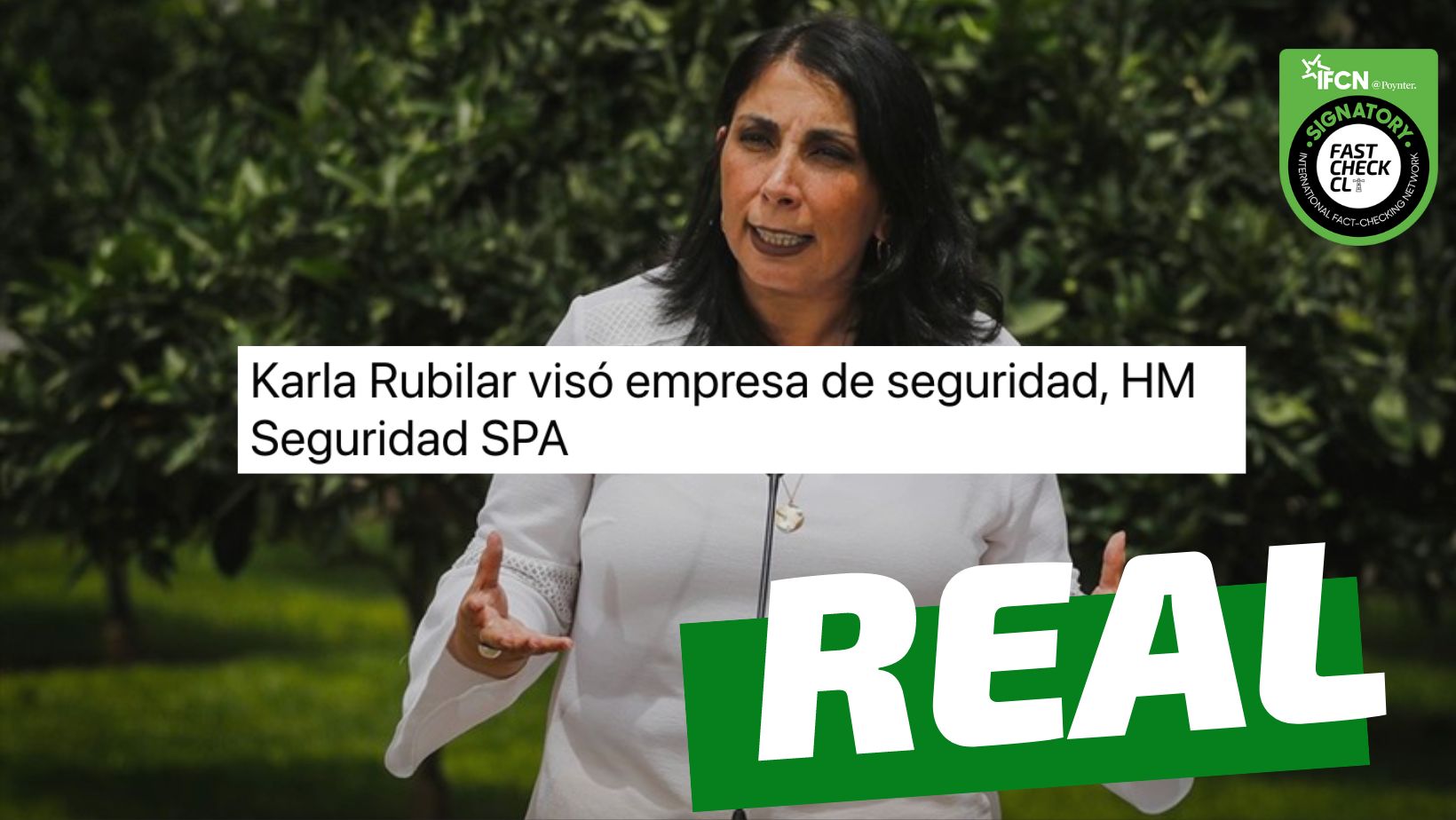 You are currently viewing “Karla Rubilar visó empresa de seguridad (del Ministerio de Desarrollo Social), HM Seguridad SPA”: #Real