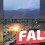 (Video) “Esto está pasando en la Isla de Maui (Hawai). Están utilizando ‘armas láser electromagnéticas’ que provocan el desastre”: #Falso
