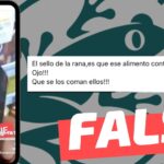 (Imagen) “Si contiene el sello de la rana, contiene insectos”: #Falso