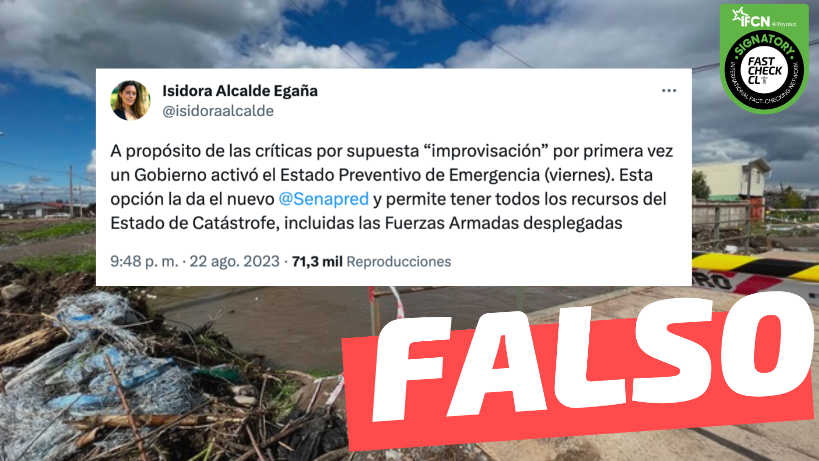 You are currently viewing “Por primera vez un gobierno activó el Estado Preventivo de Emergencia”: #Falso