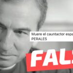 “Fallece el cantautor español José Luis Perales”: #Falso