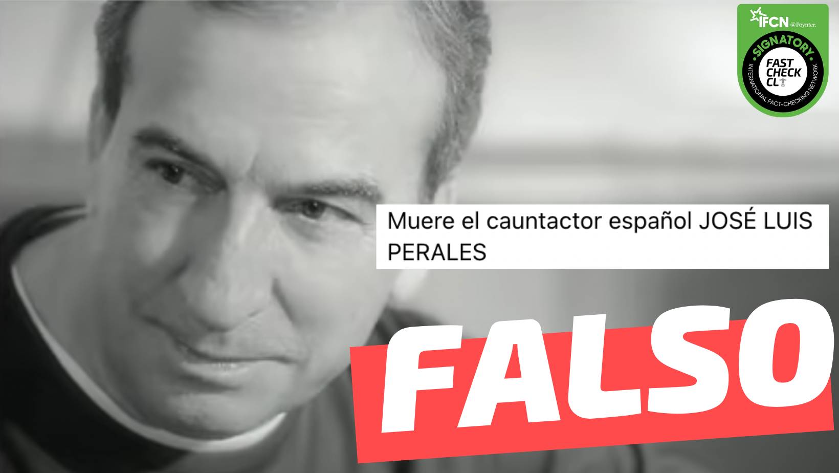 You are currently viewing “Fallece el cantautor español José Luis Perales”: #Falso