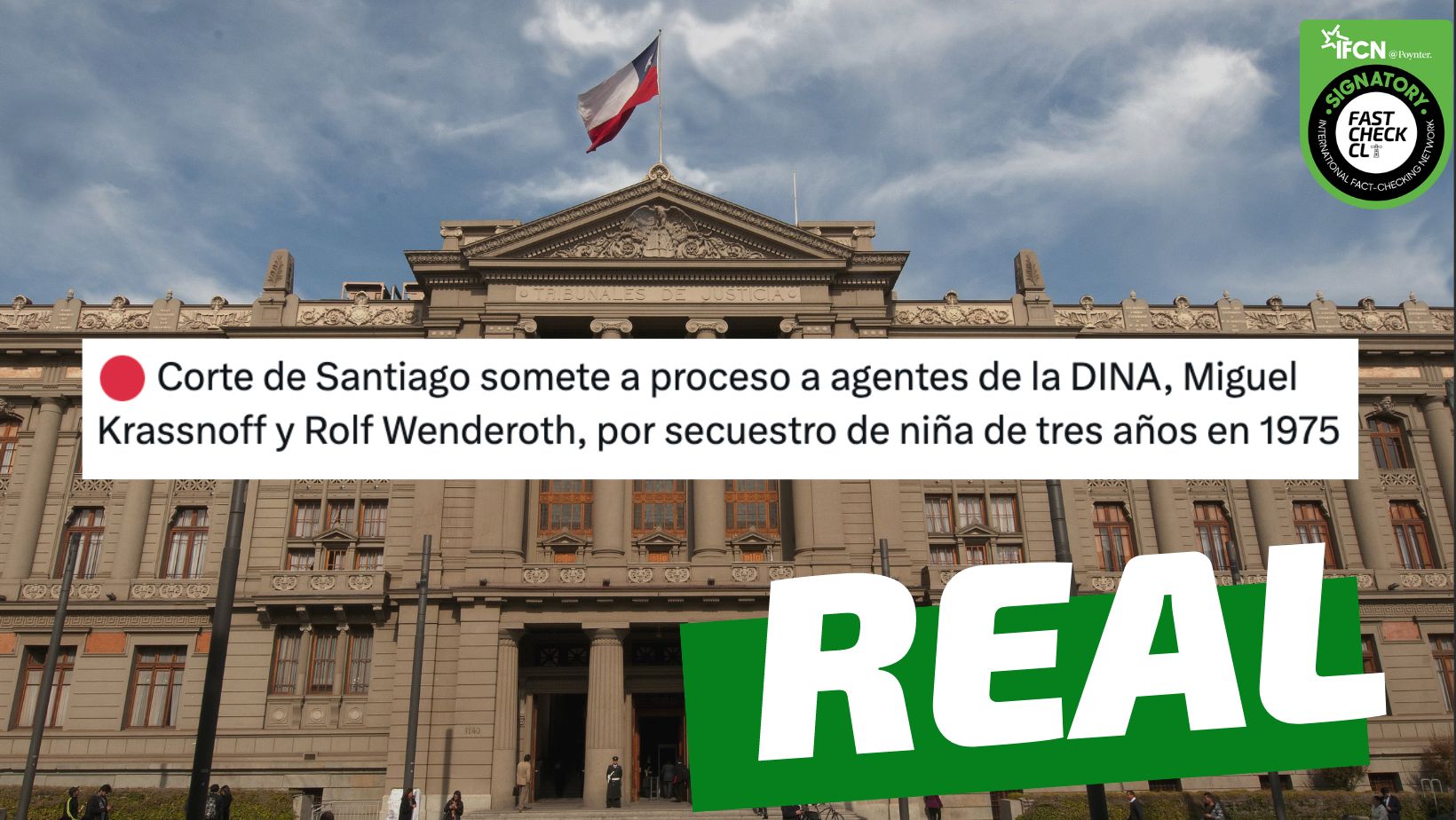 You are currently viewing “Corte de Santiago somete a proceso a los agentes de la DINA, Miguel Krassnoff y Rolf Wenderoth, por el secuestro de niña de tres años en 1975”: #Real