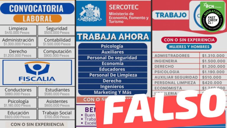 Read more about the article (Viral Tik Tok) Ofertas laborales en Fiscalía, Contraloría, Sercotec y Corfo: #Falso