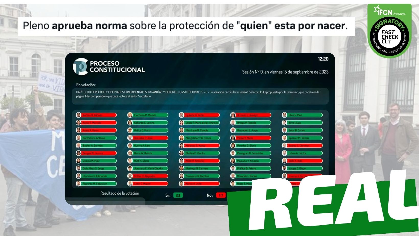 You are currently viewing Consejo Constitucional aprobó inciso que establece que “la ley protege la vida de quien está por nacer”: #Real