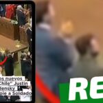 “El primer ministro de Canadá, Justin Trudeau, y Zelensky, aplaudiendo de pies a un veterano ucraniano nazi”: #Real