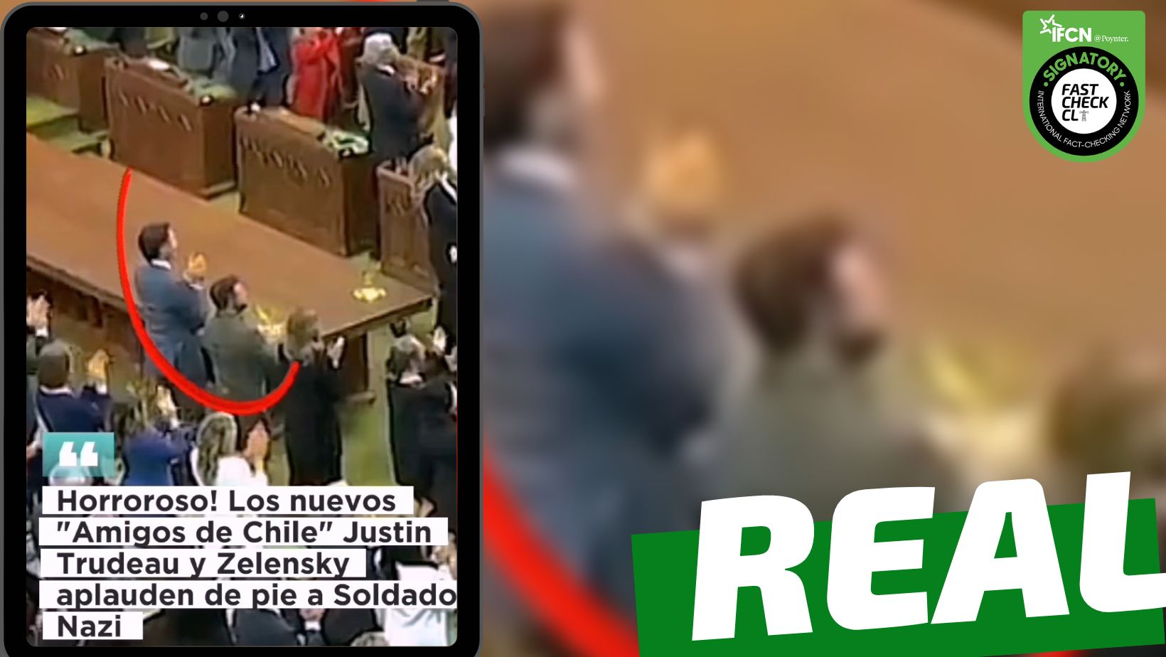 You are currently viewing “El primer ministro de Canadá, Justin Trudeau, y Zelensky, aplaudiendo de pies a un veterano ucraniano nazi”: #Real
