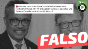 Read more about the article “88% de los fondos asignados a la OMS provienen de la Fundación Bill Gates”: #Falso