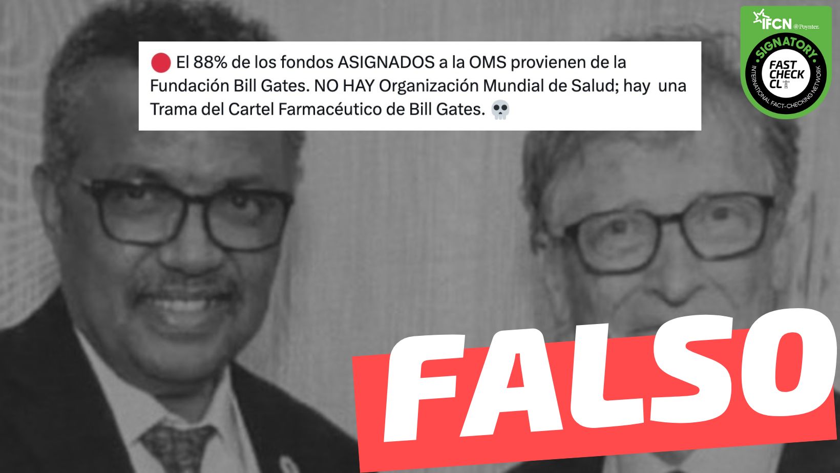 You are currently viewing “88% de los fondos asignados a la OMS provienen de la Fundación Bill Gates”: #Falso