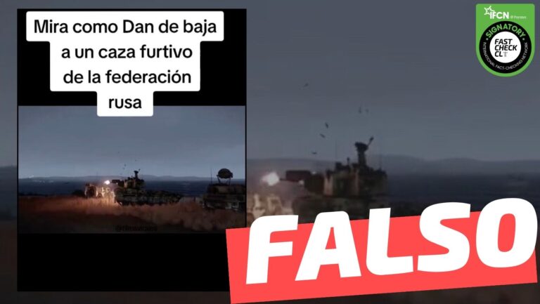 Read more about the article (Video) “Dan de baja a un caza furtivo de la federación rusa”: #Falso