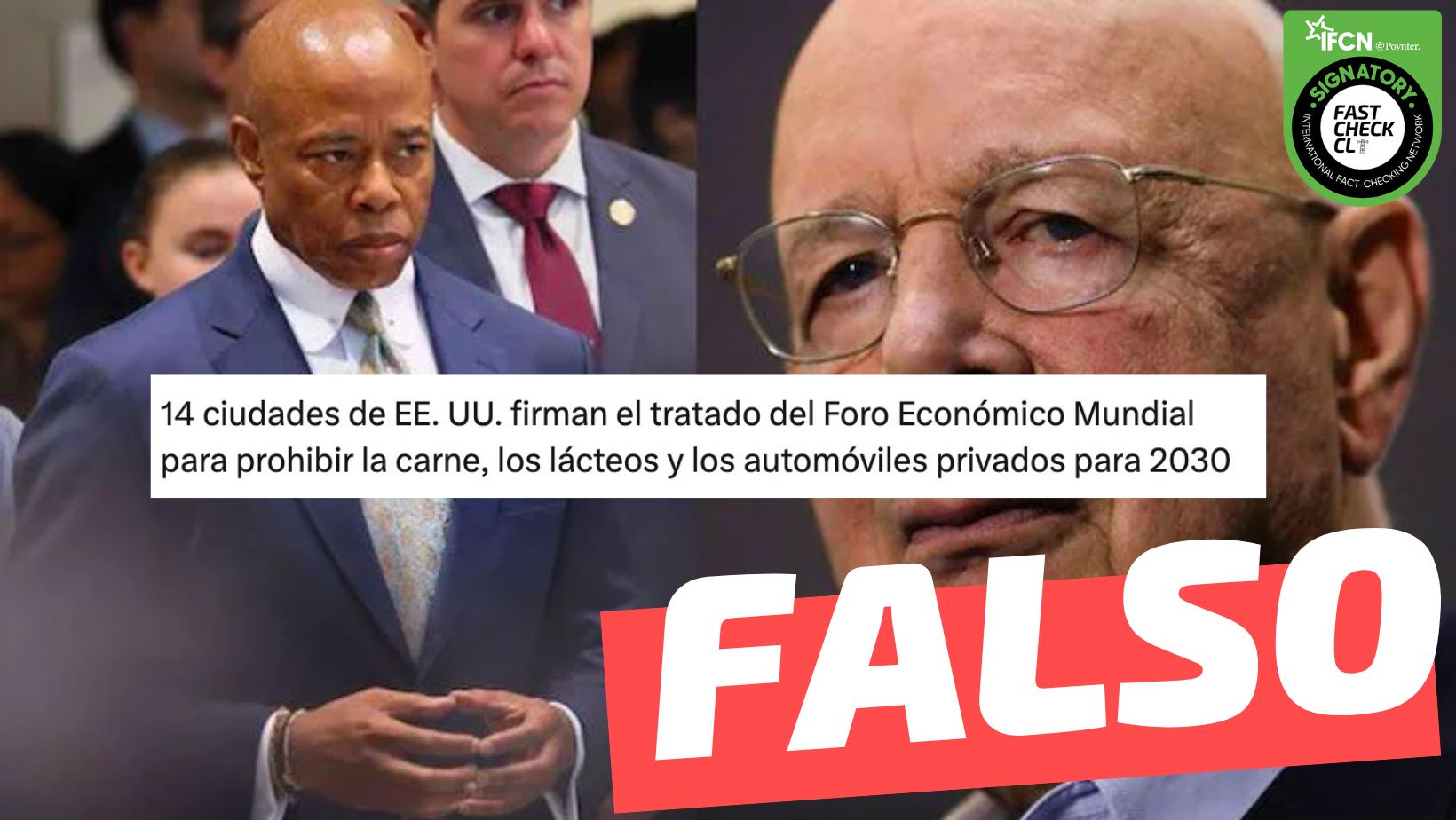 You are currently viewing “14 ciudades en EE.UU., para cumplir con la agenda del Foro Económico Mundial, prohiben la carne, lácteos y la propiedad de automóviles privados”: #Falso