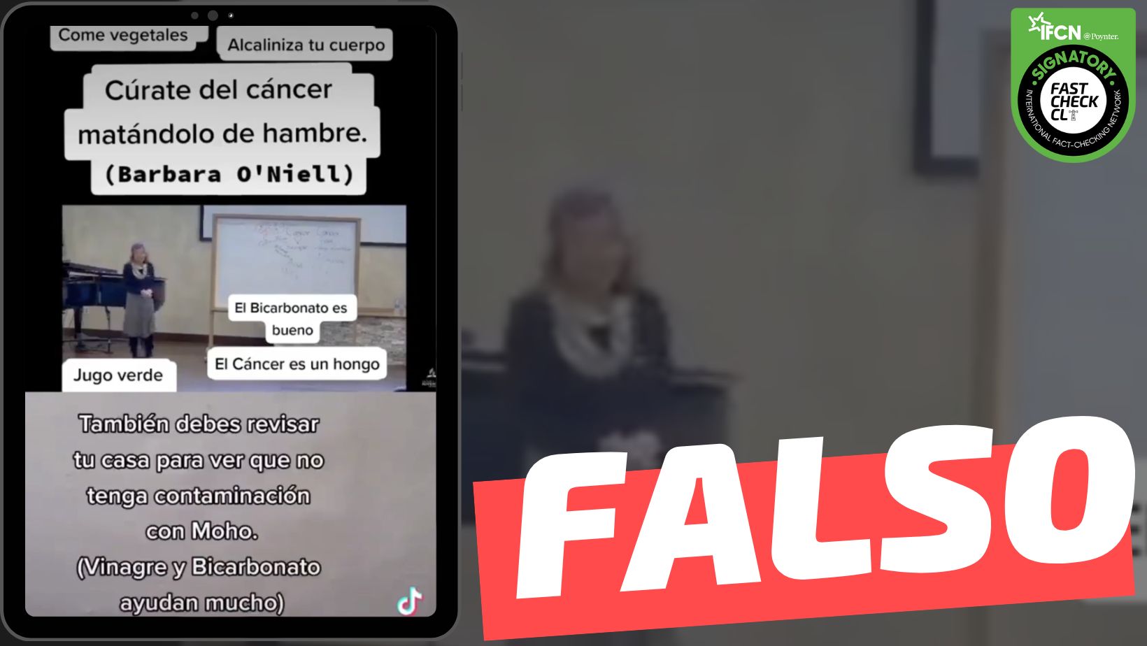 You are currently viewing (Video) “El cáncer es un hongo”: #Falso